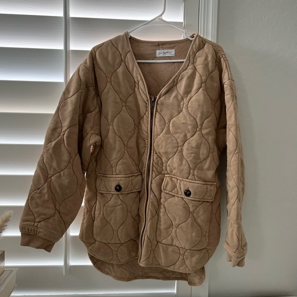 Carly Jean Los Angeles Jackets & Blazers - CarlyJean Los Angeles CJLA Quilted Jacket